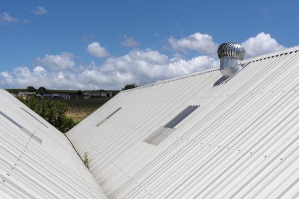 light coloured tin roof